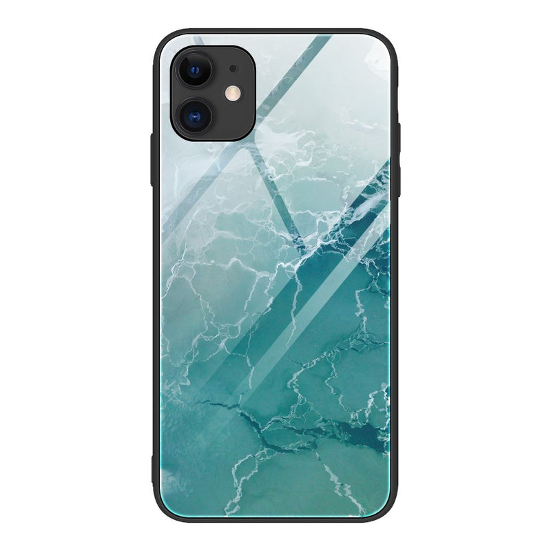 Se iPhone 12 Pro / iPhone 12 - Hybrid cover med bagside af hærdet glas - Marmor Design - Grønt hav ❤ Kæmpe udvalg i Capida ❤ Hurtig levering: 1 - 2 Hverdage samt billig fragt - Varenummer: CPD-V33101121759D og barcode / Ean: 101121759D på lager - Udsalg på Mobil tilbehør Spar op til 58% - Over 434 design mærker på udsalg