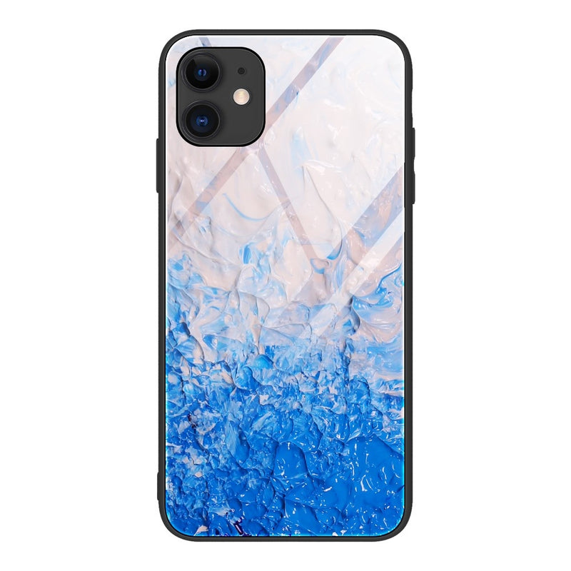 Se iPhone 12 Pro / iPhone 12 - Hybrid cover med bagside af hærdet glas - Marmor Design - Olie maleri ❤ Kæmpe udvalg i Capida ❤ Hurtig levering: 1 - 2 Hverdage samt billig fragt - Varenummer: CPD-V33101121759G og barcode / Ean: 101121759G på lager - Udsalg på Mobil tilbehør Spar op til 56% - Over 434 design mærker på udsalg