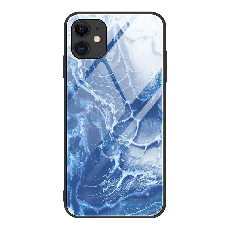 Se iPhone 12 pro Max - Hybrid cover med Bagside af Hærdet Glas - Marmor Design - Blå ❤ Kæmpe udvalg i Capida ❤ Hurtig levering: 1 - 2 Hverdage samt billig fragt - Varenummer: CPD-V33101121760B og barcode / Ean: 101121760B på lager - Udsalg på Mobil tilbehør Spar op til 54% - Over 434 design mærker på udsalg