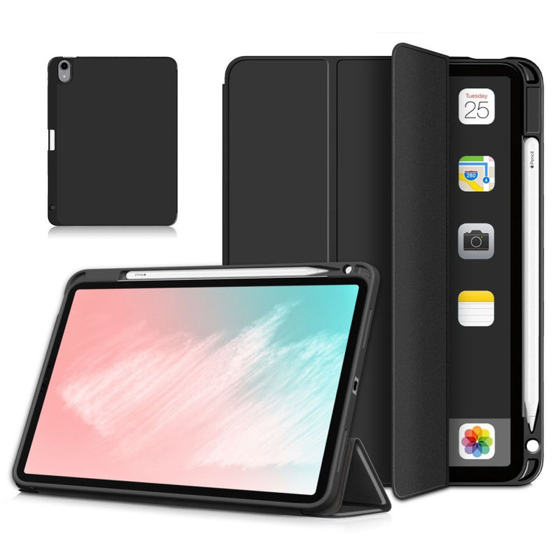 Se iPad Air 10.9 (2022/2020) - Tri-Fold læder cover - Wake up/sleep funktion - Sort ❤ Kæmpe udvalg i Capida ❤ Hurtig levering: 1 - 2 Hverdage samt billig fragt - Varenummer: CPD-V33101122959A og barcode / Ean: 101122959A på lager - Udsalg på Tablets tilbehør Spar op til 63% - Over 454 design brands på udsalg