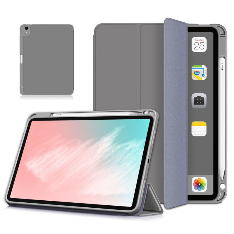 Se iPad Air 10.9 (2022/2020) - Tri-Fold læder cover - Wake up/sleep funktion - Grå ❤ Kæmpe udvalg i Capida ❤ Hurtig levering: 1 - 2 Hverdage samt billig fragt - Varenummer: CPD-V33101122959B og barcode / Ean: 101122959B på lager - Udsalg på Tablets tilbehør Spar op til 62% - Over 454 design brands på udsalg