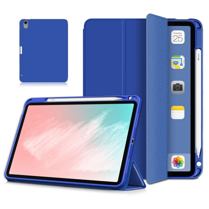 Se iPad Air 10.9 (2022/2020) - Tri-Fold læder cover - Wake up/sleep funktion - Blå ❤ Kæmpe udvalg i Capida ❤ Hurtig levering: 1 - 2 Hverdage samt billig fragt - Varenummer: CPD-V33101122959E og barcode / Ean: 101122959E på lager - Udsalg på Tablets tilbehør Spar op til 58% - Over 454 design brands på udsalg