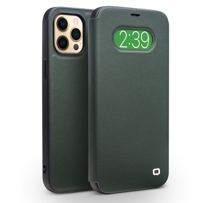 Se iPhone 12 Pro / iPhone 12 - QIALINO Ultra slim ægte læder cover - Cyan ✔ Kæmpe udvalg i QIALINO ✔ Hurtig levering: 1 - 2 Hverdage samt billig fragt - Varenummer: CPD-QLI12P022057 og barcode / Ean: i12p022057 på lager - Udsalg på Mobil tilbehør Spar op til 66% - Over 424 kendte brands på udsalg