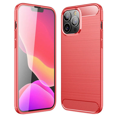 Se iPhone 13 Pro Max - Gummi cover - Børstet Design - Rød ✔ Kæmpe udvalg i  Capida ✔ Hurtig levering: 1 - 2 Hverdage samt billig fragt - Varenummer: CPD-V33101126873B og barcode / Ean: 101126873B på lager - Udsalg på Mobil tilbehør Spar op til 63% - Over 400 kendte brands på udsalg