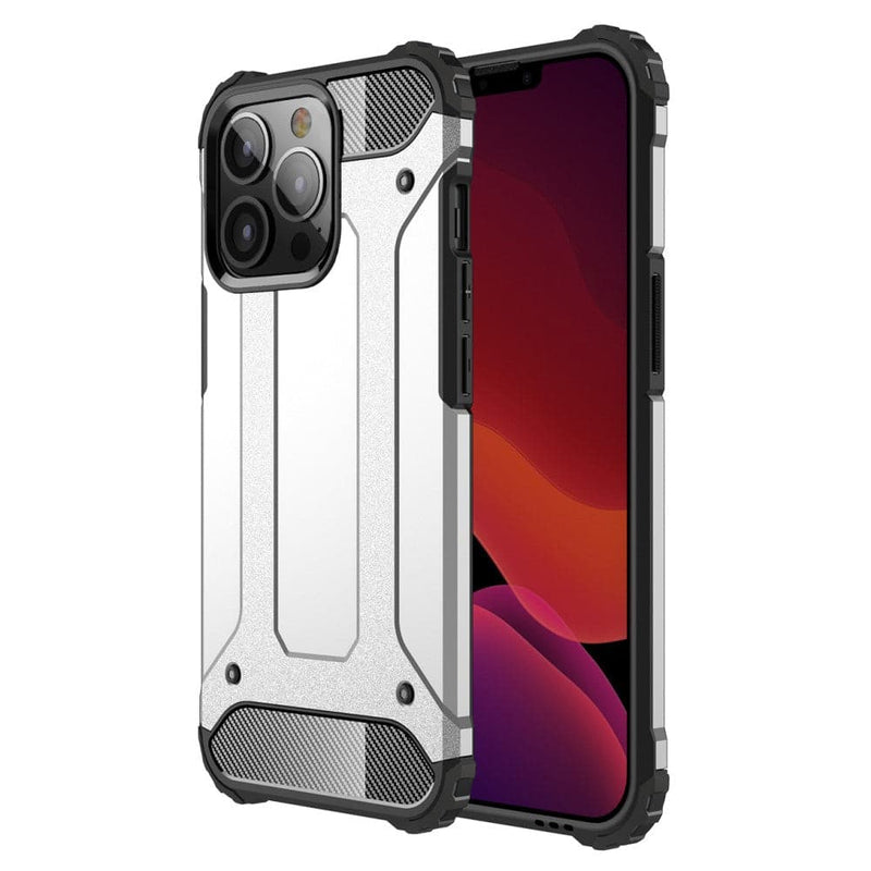 Se iPhone 13 Pro - Armor Guard Hybrid cover - Sølv ✔ Kæmpe udvalg i  Capida ✔ Hurtig levering: 1 - 2 Hverdage samt billig fragt - Varenummer: CPD-V33101126874B og barcode / Ean: 101126874B på lager - Udsalg på Mobil tilbehør Spar op til 59% - Over 400 kendte brands på udsalg