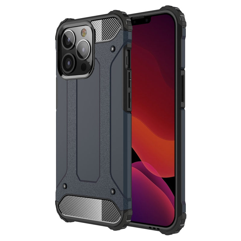 Se iPhone 13 Pro - Armor Guard Hybrid cover - Mørkeblå ✔ Kæmpe udvalg i  Capida ✔ Hurtig levering: 1 - 2 Hverdage samt billig fragt - Varenummer: CPD-V33101126874C og barcode / Ean: 101126874C på lager - Udsalg på Mobil tilbehør Spar op til 58% - Over 400 kendte brands på udsalg