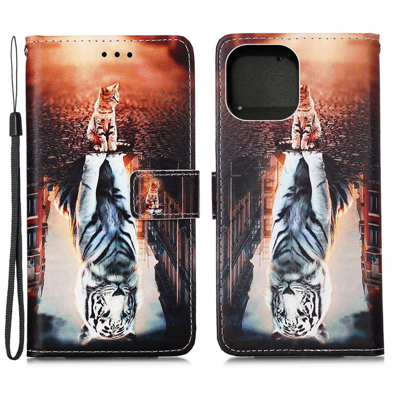 Se iPhone 13 - Læder cover / pung - Printet design - Tiger & Kat ✔ Kæmpe udvalg i Capida ✔ Hurtig levering: 1 - 2 Hverdage samt billig fragt - Varenummer: CPD-V33101127629J og barcode / Ean: 101127629J på lager - Udsalg på Mobil tilbehør Spar op til 65% - Over 400 kendte brands på udsalg