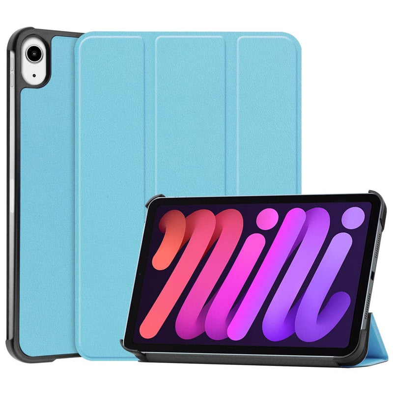 Se iPad mini 6 (2021) - Tri-Fold læder cover - Wake up/sleep funktion - Himmelblå ❤ Kæmpe udvalg i Capida ❤ Hurtig levering: 1 - 2 Hverdage samt billig fragt - Varenummer: CPD-V33101129201G og barcode / Ean: 101129201G på lager - Udsalg på Tablets tilbehør Spar op til 55% - Over 454 kendte brands på udsalg