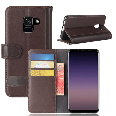 Se Samsung Galaxy A8 ( 2018) - Ægte læder cover / pung - Kaffe ❤ Kæmpe udvalg i Capida ❤ Hurtig levering: 1 - 2 Hverdage samt billig fragt - Varenummer: CPD-V33101210219B og barcode / Ean: 101210219B på lager - Udsalg på Mobil tilbehør Spar op til 61% - Over 454 kendte mærker på udsalg