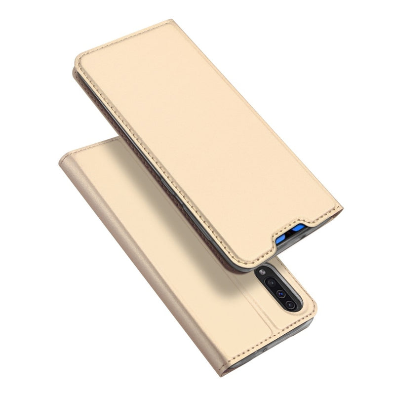 Se Samsung Galaxy A70 - DUX DUCIS Skin Pro læder cover - Guld ❤ Kæmpe udvalg i DUX DUCIS ❤ Hurtig levering: 1 - 2 Hverdage samt billig fragt - Varenummer: CPD-DU13080405 og barcode / Ean: &