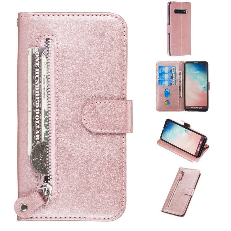 Se Samsung Galaxy S10 - Læder cover / pung med udvendig lomme - Rosa guld ❤ Kæmpe udvalg i Capida ❤ Hurtig levering: 1 - 2 Hverdage samt billig fragt - Varenummer: CPD-V33101221480C og barcode / Ean: 101221480C på lager - Udsalg på Mobil tilbehør Spar op til 61% - Over 454 design brands på udsalg