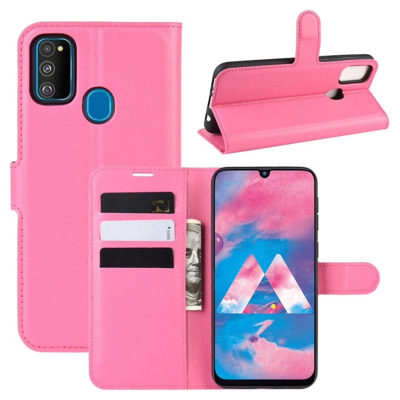 Se Samsung Galaxy M21/M30s - Læder cover / pung - Rosa ✔ Kæmpe udvalg i  Capida ✔ Hurtig levering: 1 - 2 Hverdage samt billig fragt - Varenummer: CPD-V33101222260G og barcode / Ean: 101222260G på lager - Udsalg på Mobil tilbehør Spar op til 58% - Over 400 kendte brands på udsalg