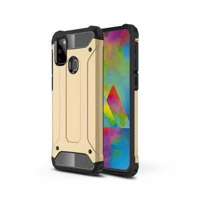 Se Samsung Galaxy M21/M30s - Armor Guard Hybrid cover - Guld ✔ Kæmpe udvalg i  Capida ✔ Hurtig levering: 1 - 2 Hverdage samt billig fragt - Varenummer: CPD-V33101222327E og barcode / Ean: 101222327E på lager - Udsalg på Mobil tilbehør Spar op til 51% - Over 400 kendte brands på udsalg