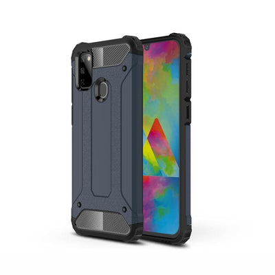 Se Samsung Galaxy M21/M30s - Armor Guard Hybrid cover - Mørkeblå ✔ Kæmpe udvalg i  Capida ✔ Hurtig levering: 1 - 2 Hverdage samt billig fragt - Varenummer: CPD-V33101222327G og barcode / Ean: 101222327G på lager - Udsalg på Mobil tilbehør Spar op til 66% - Over 400 kendte brands på udsalg