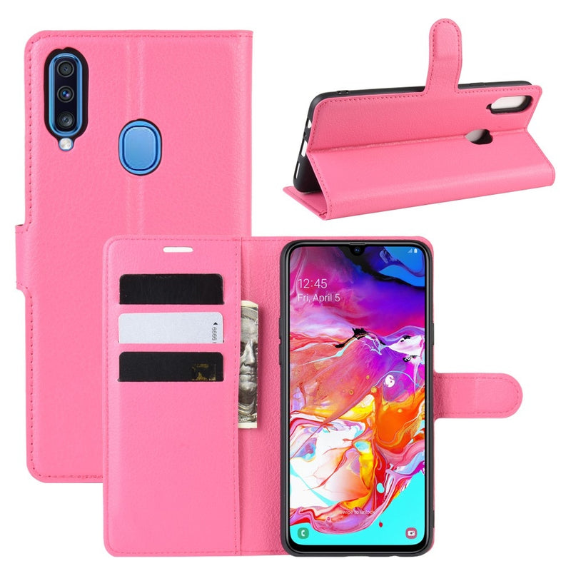 Se Samsung Galaxy A20s - Læder cover / pung - Rosa ✔ Kæmpe udvalg i  Capida ✔ Hurtig levering: 1 - 2 Hverdage samt billig fragt - Varenummer: CPD-V331012221347D og barcode / Ean: 1012221347D på lager - Udsalg på Mobil tilbehør Spar op til 62% - Over 400 kendte brands på udsalg