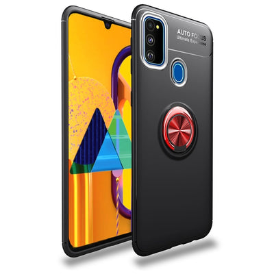 Se Samsung Galaxy M21/M30s - Hybrid cover m/Kickstand & indbygget magnetisk plade - Sort/rød ✔ Kæmpe udvalg i  Capida ✔ Hurtig levering: 1 - 2 Hverdage samt billig fragt - Varenummer: CPD-V33101222530B og barcode / Ean: 101222530B på lager - Udsalg på Mobil tilbehør Spar op til 64% - Over 400 kendte brands på udsalg