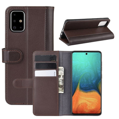 Se Samsung Galaxy A71 - Ægte læder cover / pung - Kaffe ✔ Kæmpe udvalg i  Capida ✔ Hurtig levering: 1 - 2 Hverdage samt billig fragt - Varenummer: CPD-V33101224104B og barcode / Ean: 101224104B på lager - Udsalg på Mobil tilbehør Spar op til 64% - Over 360 kendte mærker på udsalg