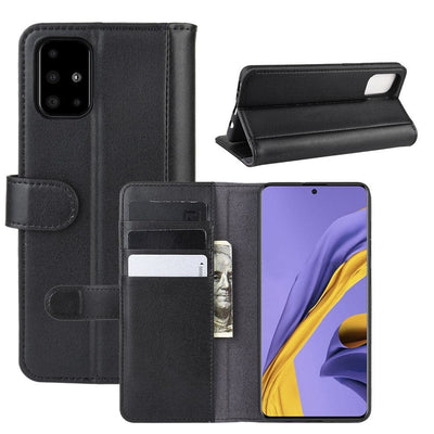 Se Samsung Galaxy A51 - Ægte læder cover / pung - Sort ✔ Kæmpe udvalg i  Capida ✔ Hurtig levering: 1 - 2 Hverdage samt billig fragt - Varenummer: CPD-V33101224146A og barcode / Ean: 101224146A på lager - Udsalg på Mobil tilbehør Spar op til 61% - Over 360 kendte mærker på udsalg