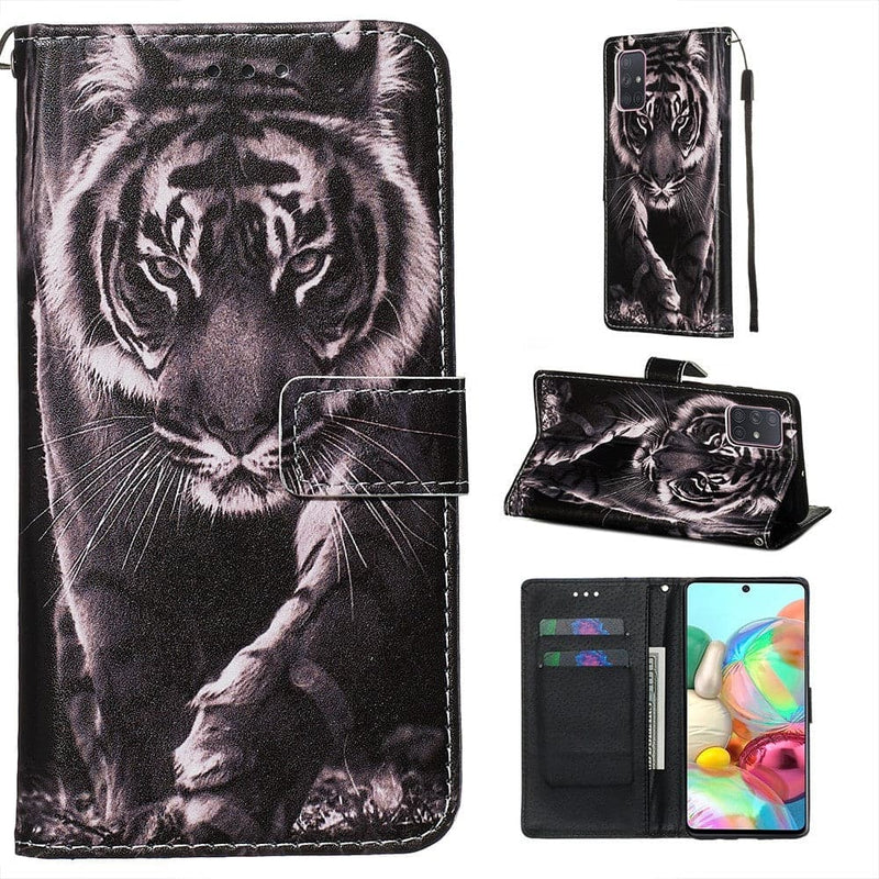 Se Samsung Galaxy A71 - Design læder cover / pung - Tiger ❤ Kæmpe udvalg i Capida ❤ Hurtig levering: 1 - 2 Hverdage samt billig fragt - Varenummer: CPD-V33101224642H og barcode / Ean: 101224642H på lager - Udsalg på Mobil tilbehør Spar op til 55% - Over 434 design mærker på udsalg