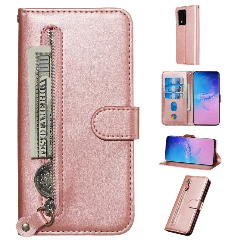 Se Samsung Galaxy S20 Ultra - Læder cover / pung m/udvendig lomme - Rosa guld ❤ Stort online udvalg i Capida ❤ Hurtig levering: 1 - 2 Hverdage samt billig fragt - Varenummer: CPD-V33101224662C og barcode / Ean: på lager - Udsalg på Mobil tilbehør Spar op til 62% - Over 454 design brands på udsalg