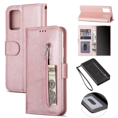 Se Samsung Galaxy S20 / S20 5G - Læder cover / pung m/udvendig lomme - Rosa guld ❤ Stort online udvalg i Capida ❤ Hurtig levering: 1 - 2 Hverdage samt billig fragt - Varenummer: CPD-V33101224682D og barcode / Ean: på lager - Udsalg på Mobil tilbehør Spar op til 56% - Over 454 design brands på udsalg