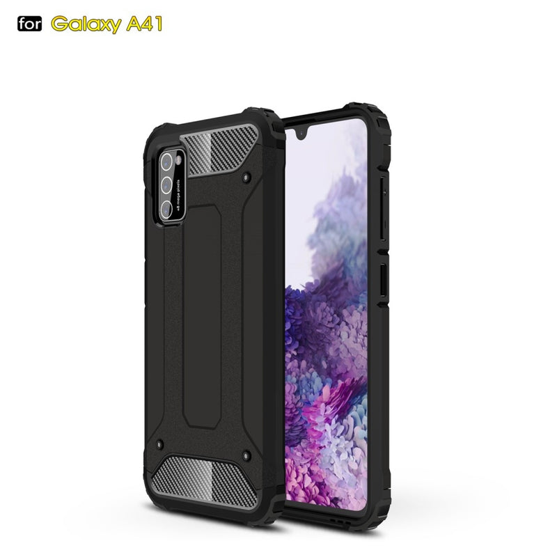 Se Samsung Galaxy A41 - Armor Guard Hybrid cover - Sort ✔ Kæmpe udvalg i Capida ✔ Hurtig levering: 1 - 2 Hverdage samt billig fragt - Varenummer: CPD-V33101225829A og barcode / Ean: 101225829A på lager - Udsalg på Mobil tilbehør Spar op til 51% - Over 360 kendte mærker på udsalg