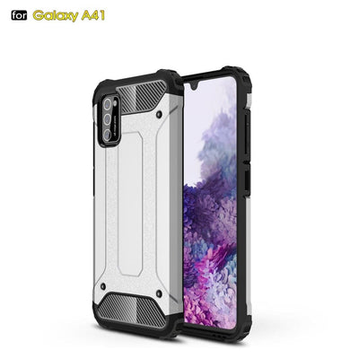 Se Samsung Galaxy A41 - Armor Guard Hybrid cover - Sølv ✔ Kæmpe udvalg i Capida ✔ Hurtig levering: 1 - 2 Hverdage samt billig fragt - Varenummer: CPD-V33101225829B og barcode / Ean: 101225829B på lager - Udsalg på Mobil tilbehør Spar op til 67% - Over 360 kendte mærker på udsalg