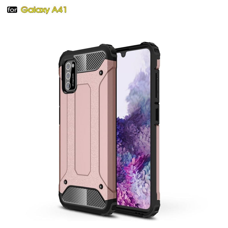 Se Samsung Galaxy A41 - Armor Guard Hybrid cover - Rosa guld ✔ Kæmpe udvalg i Capida ✔ Hurtig levering: 1 - 2 Hverdage samt billig fragt - Varenummer: CPD-V33101225829D og barcode / Ean: 101225829D på lager - Udsalg på Mobil tilbehør Spar op til 66% - Over 360 kendte mærker på udsalg