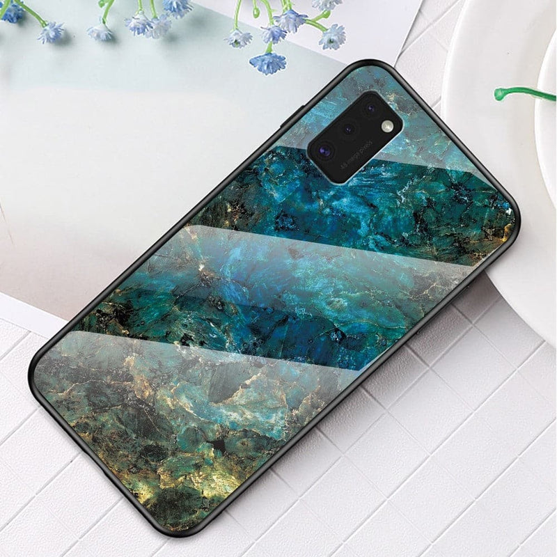 Se Samsung Galaxy A41 - Hardcover med hærdet glas bagside i Marmor Design - Emerald ✔ Kæmpe udvalg i Capida ✔ Hurtig levering: 1 - 2 Hverdage samt billig fragt - Varenummer: CPD-V33101226242A og barcode / Ean: 101226242A på lager - Udsalg på Mobil tilbehør Spar op til 59% - Over 360 kendte mærker på udsalg