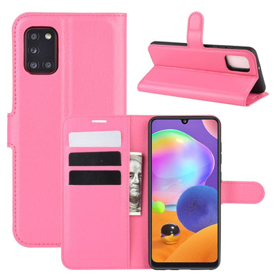 Se Samsung Galaxy A31 - Læder cover / pung - Rosa ✔ Kæmpe udvalg i Capida ✔ Hurtig levering: 1 - 2 Hverdage samt billig fragt - Varenummer: CPD-V33101227122D og barcode / Ean: 101227122D på lager - Udsalg på Mobil tilbehør Spar op til 61% - Over 350 kendte brands på udsalg