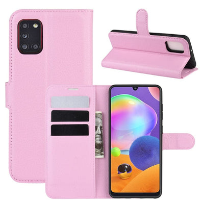 Se Samsung Galaxy A31 - Læder cover / pung - Pink ✔ Kæmpe udvalg i Capida ✔ Hurtig levering: 1 - 2 Hverdage samt billig fragt - Varenummer: CPD-V33101227122E og barcode / Ean: 101227122E på lager - Udsalg på Mobil tilbehør Spar op til 59% - Over 350 kendte brands på udsalg