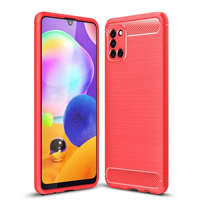 Se Samsung Galaxy A31 - Gummi cover i Børstet Design - Rød ✔ Kæmpe udvalg i Capida ✔ Hurtig levering: 1 - 2 Hverdage samt billig fragt - Varenummer: CPD-V33101227203B og barcode / Ean: 101227203B på lager - Udsalg på Mobil tilbehør Spar op til 65% - Over 412 kendte brands på udsalg