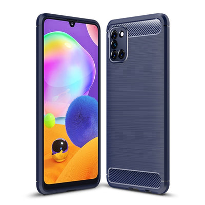 Se Samsung Galaxy A31 - Gummi cover i Børstet Design - Mørkeblå ✔ Kæmpe udvalg i Capida ✔ Hurtig levering: 1 - 2 Hverdage samt billig fragt - Varenummer: CPD-V33101227203C og barcode / Ean: 101227203C på lager - Udsalg på Mobil tilbehør Spar op til 64% - Over 412 kendte brands på udsalg