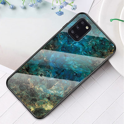 Se Samsung Galaxy A31 - Hybrid cover med bagside af Hærdet glas - Marmor Design - Emerald ✔ Kæmpe udvalg i Capida ✔ Hurtig levering: 1 - 2 Hverdage samt billig fragt - Varenummer: CPD-V33101227742F og barcode / Ean: 101227742F på lager - Udsalg på Mobil tilbehør Spar op til 67% - Over 400 kendte brands på udsalg