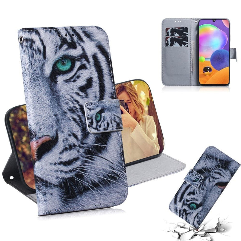 Se Samsung Galaxy A31 - Læder cover / pung i mønstret design - Tiger ✔ Kæmpe udvalg i Capida ✔ Hurtig levering: 1 - 2 Hverdage samt billig fragt - Varenummer: CPD-V33101227764D og barcode / Ean: 101227764D på lager - Udsalg på Mobil tilbehør Spar op til 53% - Over 400 kendte brands på udsalg