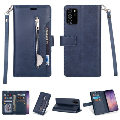 Se Samsung Galaxy Note 20 Ultra / Ultra 5G - Læder cover / pung - Udvendig lomme med lynlås - Blå ❤ Kæmpe udvalg i Capida ❤ Hurtig levering: 1 - 2 Hverdage samt billig fragt - Varenummer: CPD-V33101229052G og barcode / Ean: 101229052G på lager - Udsalg på Mobil tilbehør Spar op til 53% - Over 454 kendte mærker på udsalg