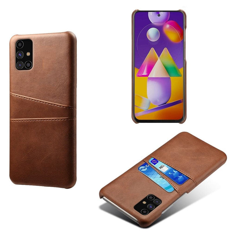 Se Samsung Galaxy M31s - KSQ læder hard cover med kortholdere - Kaffe ❤ Kæmpe udvalg i Capida ❤ Hurtig levering: 1 - 2 Hverdage samt billig fragt - Varenummer: CPD-V33101230385I og barcode / Ean: 101230385I på lager - Udsalg på Mobil tilbehør Spar op til 55% - Over 434 design brands på udsalg