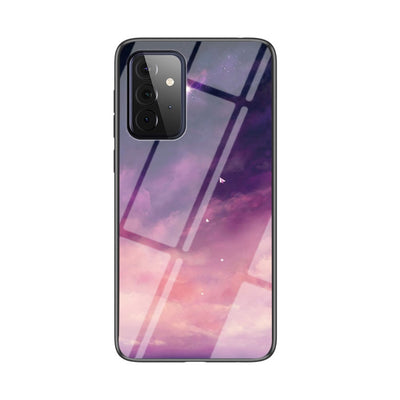 Se Samsung Galaxy A72 - Hybrid cover med bagside af hærdet glas - Lilla himmel ❤ Stort online udvalg i Capida ❤ Hurtig levering: 1 - 2 Hverdage samt billig fragt - Varenummer: CPD-V33101232741C og barcode / Ean: på lager - Udsalg på Mobil tilbehør Spar op til 51% - Over 785 kendte brands på udsalg