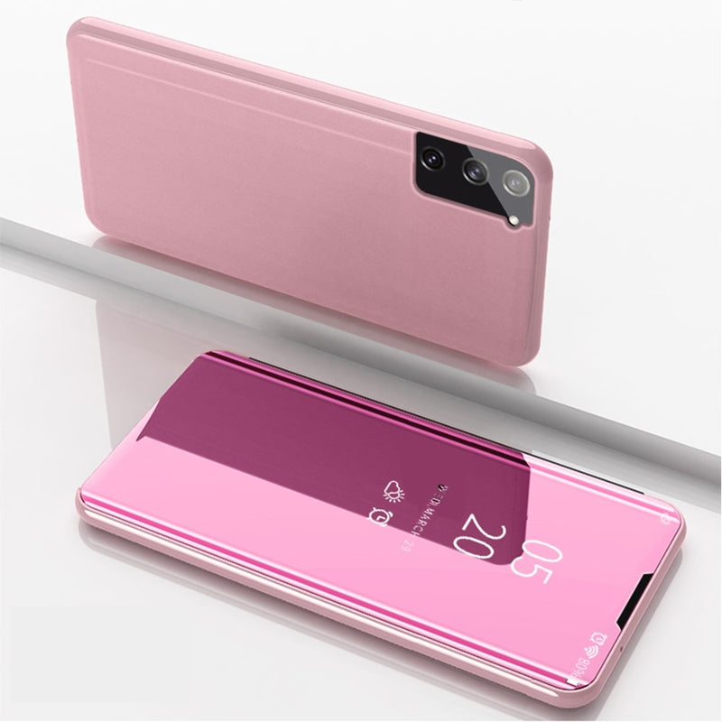 Se Samsung Galaxy S21 5G - View Window Mirror cover - Rosa guld ❤ Stort online udvalg i Capida ❤ Hurtig levering: 1 - 2 Hverdage samt billig fragt - Varenummer: CPD-V33101232749C og barcode / Ean: på lager - Udsalg på Mobil tilbehør Spar op til 66% - Over 785 kendte brands på udsalg