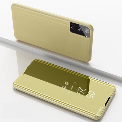 Se Samsung Galaxy S21 5G - View Window Mirror cover - Guld ❤ Stort online udvalg i Capida ❤ Hurtig levering: 1 - 2 Hverdage samt billig fragt - Varenummer: CPD-V33101232749D og barcode / Ean: på lager - Udsalg på Mobil tilbehør Spar op til 65% - Over 785 kendte brands på udsalg