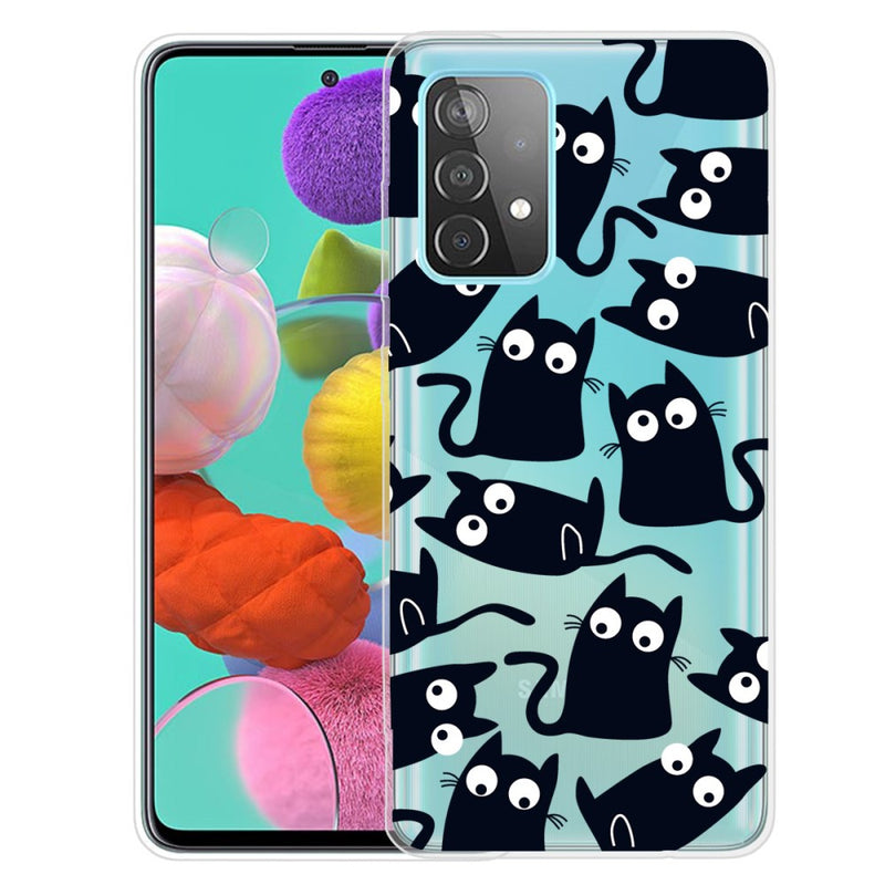 Se Samsung Galaxy A32 5G - Gummi cover - Printet Design - Sorte katte ❤ Stort online udvalg i Capida ❤ Hurtig levering: 1 - 2 Hverdage samt billig fragt - Varenummer: CPD-V33101232879E og barcode / Ean: på lager - Udsalg på Mobil tilbehør Spar op til 66% - Over 785 kendte brands på udsalg