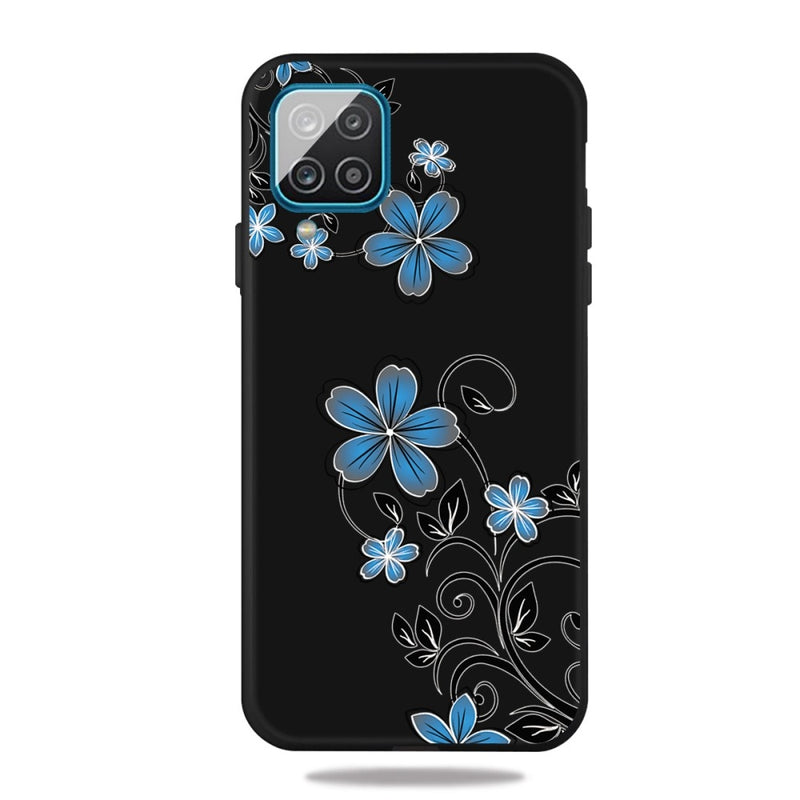 Se Samsung Galaxy A12 - Gummi cover - printet design - Blå blomster ❤ Stort online udvalg i Capida ❤ Hurtig levering: 1 - 2 Hverdage samt billig fragt - Varenummer: CPD-V33101232949E og barcode / Ean: på lager - Udsalg på Mobil tilbehør Spar op til 61% - Over 785 kendte brands på udsalg