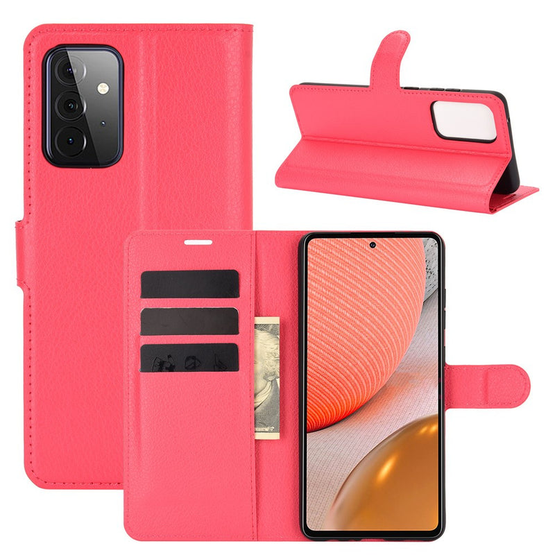 Se Samsung Galaxy A72 - Læder cover / pung - Rød ❤ Stort online udvalg i Capida ❤ Hurtig levering: 1 - 2 Hverdage samt billig fragt - Varenummer: CPD-V33101233142E og barcode / Ean: på lager - Udsalg på Mobil tilbehør Spar op til 67% - Over 785 kendte brands på udsalg