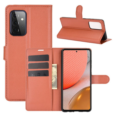 Se Samsung Galaxy A72 - Læder cover / pung - Brun ❤ Stort online udvalg i Capida ❤ Hurtig levering: 1 - 2 Hverdage samt billig fragt - Varenummer: CPD-V33101233142I og barcode / Ean: på lager - Udsalg på Mobil tilbehør Spar op til 63% - Over 785 kendte brands på udsalg