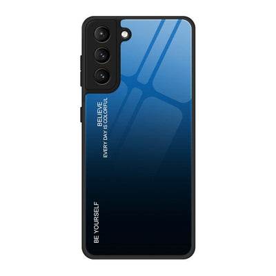 Se Samsung Galaxy S21 FE 5G - Gradient Hybrid cover - Bagside af hærdet glas - Blå/sort ❤ Kæmpe udvalg i Capida ❤ Hurtig levering: 1 - 2 Hverdage samt billig fragt - Varenummer: CPD-V33101236252A og barcode / Ean: 101236252A på lager - Udsalg på Mobil tilbehør Spar op til 57% - Over 454 kendte mærker på udsalg