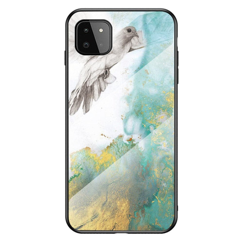 Se Samsung Galaxy A22 5G - Hybrid cover med bagside af hærdet glas - Marmor Design - Flyvende due ❤ Kæmpe udvalg i Capida ❤ Hurtig levering: 1 - 2 Hverdage samt billig fragt - Varenummer: CPD-V33101236342D og barcode / Ean: 101236342D på lager - Udsalg på Mobil tilbehør Spar op til 51% - Over 454 kendte mærker på udsalg