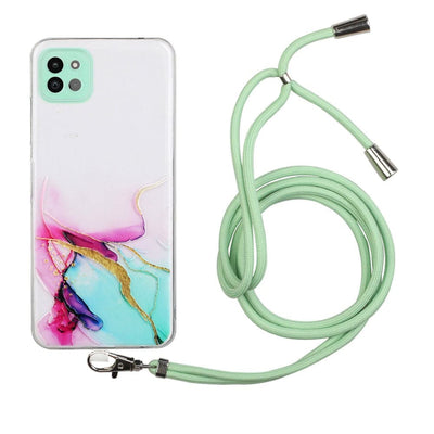 Se Samsung Galaxy A22 5G - Gummi cover - Marmor Design - Aftagelig strop - Style C ❤ Kæmpe udvalg i Capida ❤ Hurtig levering: 1 - 2 Hverdage samt billig fragt - Varenummer: CPD-V33101236611C og barcode / Ean: 101236611C på lager - Udsalg på Mobil tilbehør Spar op til 55% - Over 400 kendte brands på udsalg