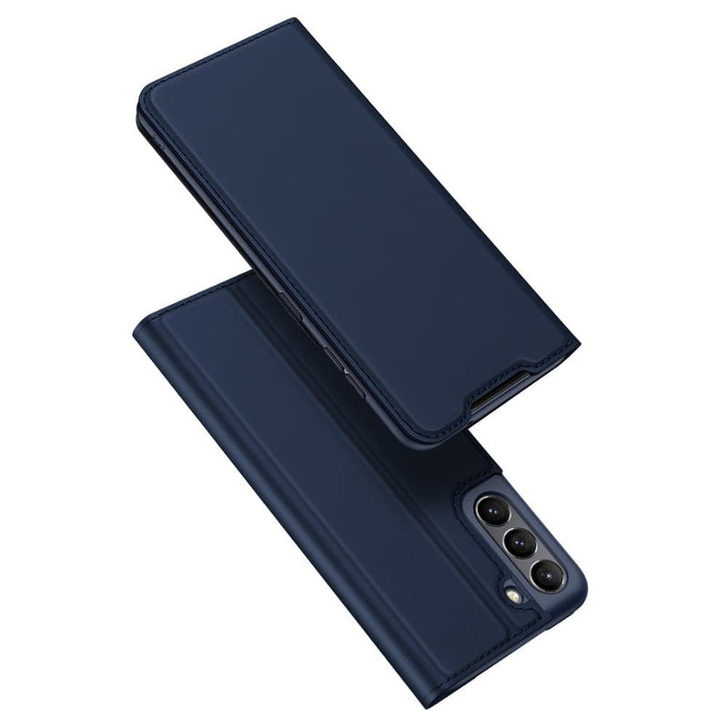 Se Samsung Galaxy S21 FE 5G - DUX DUCIS skin pro læder cover - Blå ❤ Kæmpe udvalg i DUX DUCIS ❤ Hurtig levering: 1 - 2 Hverdage samt billig fragt - Varenummer: CPD-DU3049587 og barcode / Ean: &