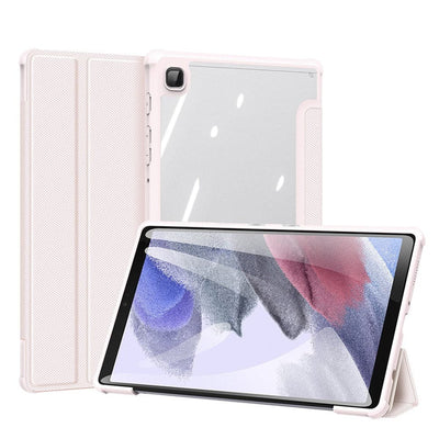 Se Samsung Galaxy Tab A7 Lite 8.7 - DUX DUCIS Toby Tri-Fold læder cover - Pink ❤ Kæmpe udvalg i DUX DUCIS ❤ Hurtig levering: 1 - 2 Hverdage samt billig fragt - Varenummer: CPD-DU3049143 og barcode / Ean: '6934913049143 på lager - Udsalg på Tablets tilbehør Spar op til 52% - Over 785 kendte brands på udsalg