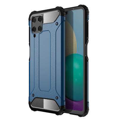 Se Samsung Galaxy A22 4G - Armor Guard Hybrid cover - Blå ❤ Stort online udvalg i Capida ❤ Hurtig levering: 1 - 2 Hverdage samt billig fragt - Varenummer: CPD-V33101236974F og barcode / Ean: på lager - Udsalg på Mobil tilbehør Spar op til 53% - Over 785 kendte brands på udsalg